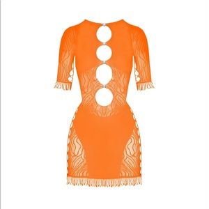 poster girl the miranda mini dress in orange